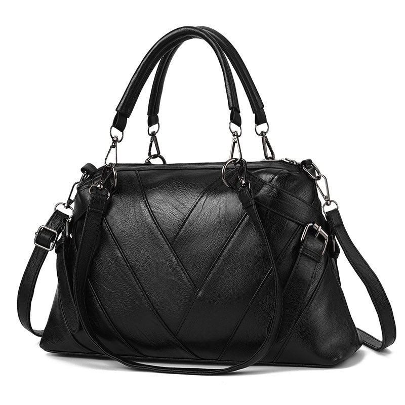 Women's Soft Leather Large Capacity Shoulder Bag