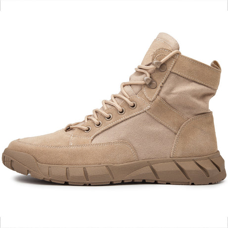 Men's Martin Boots British Trend High-Top Canvas Shoes