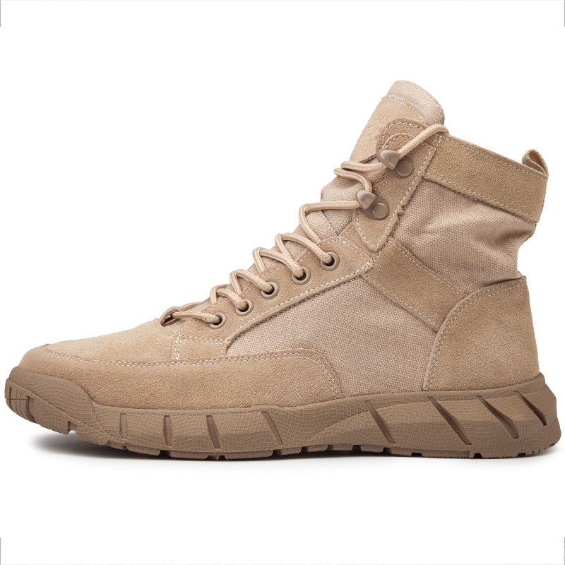 Men's Martin Boots British Trend High-Top Canvas Shoes