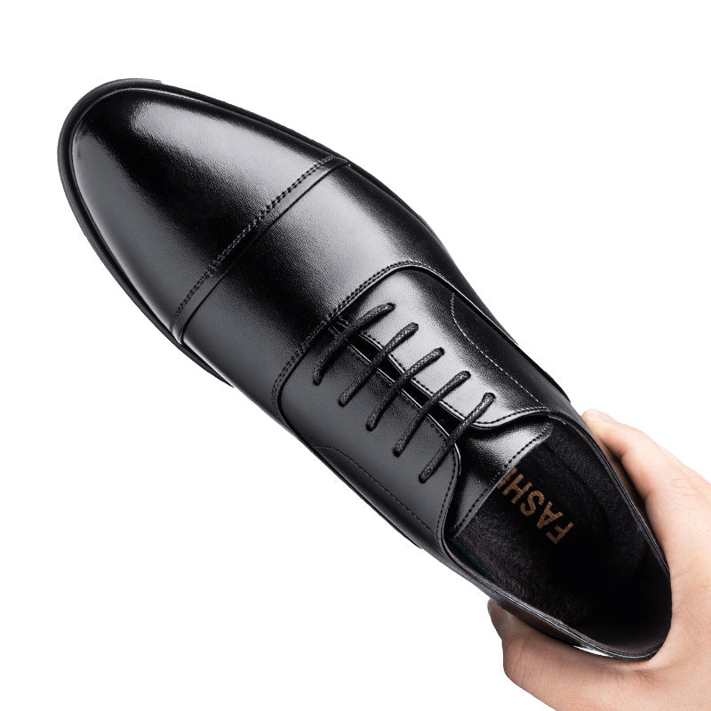 Men's Cowhide Leather Business Formal Shoes