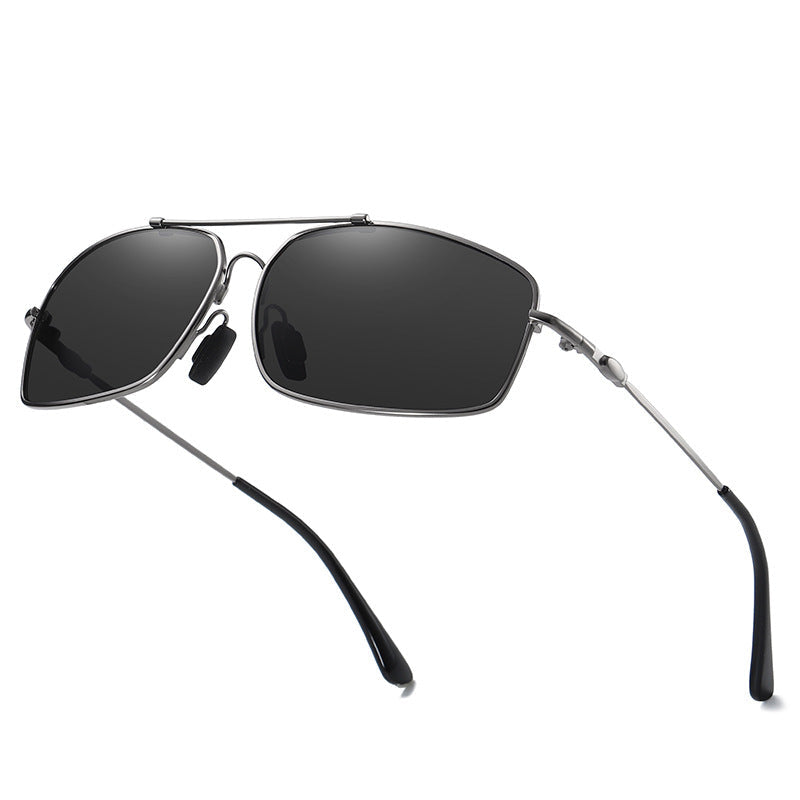 Men's Polarized Metal Color-changing Sunglasses