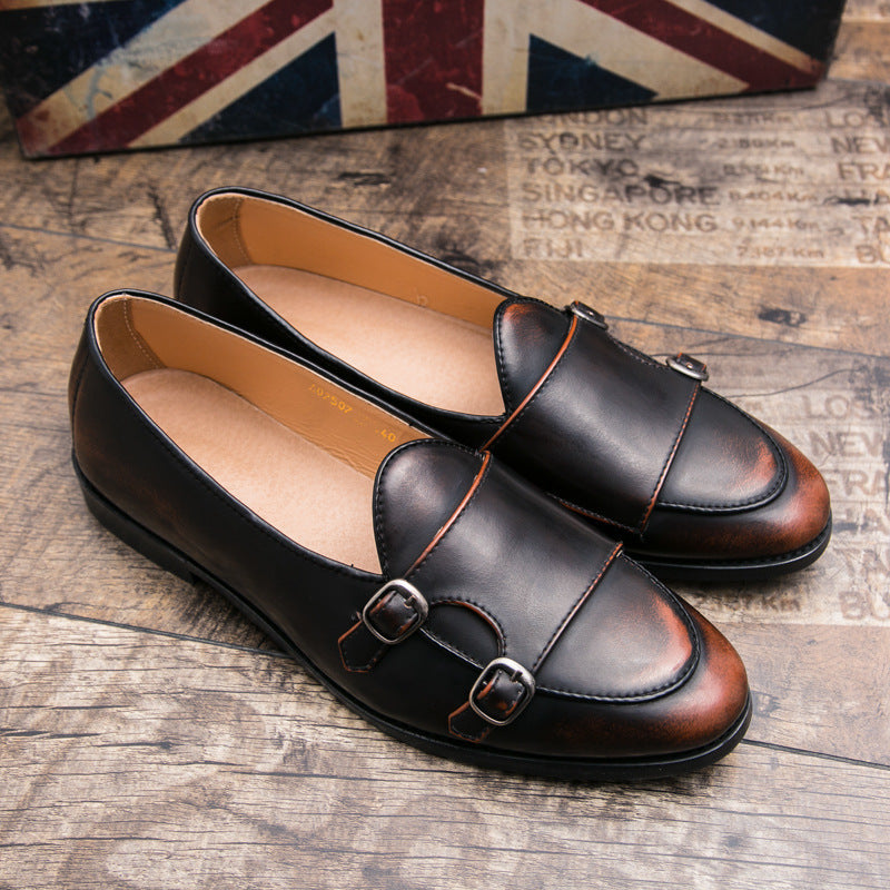 Men's Small Trend Casual Leather Shoes