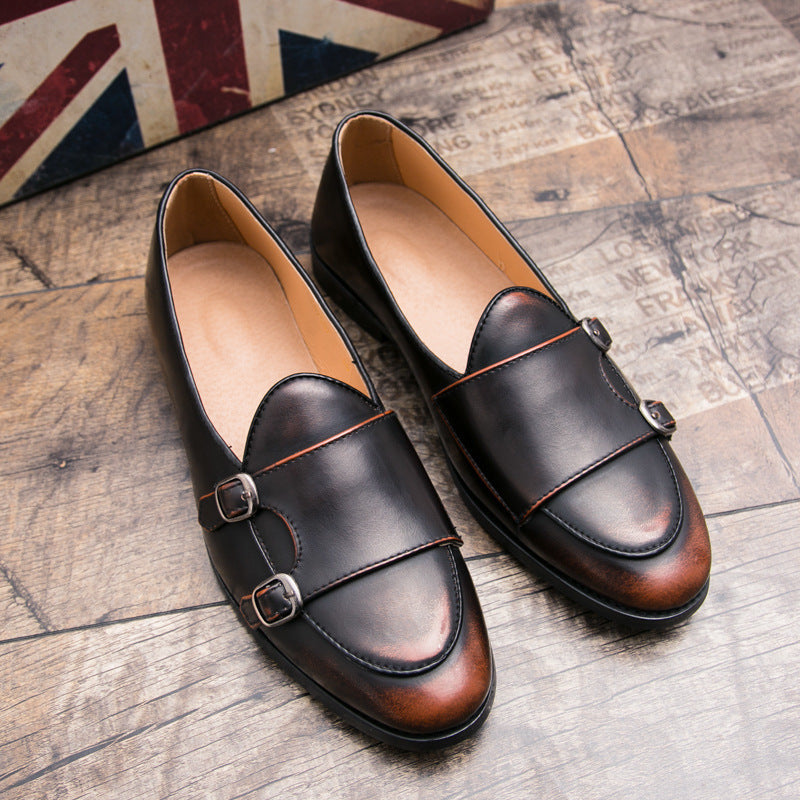 Men's Small Trend Casual Leather Shoes