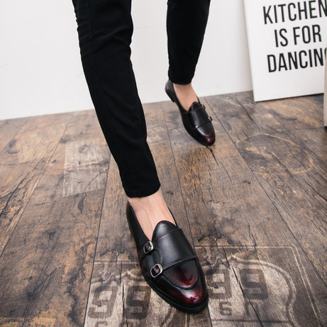 Men's Small Trend Casual Leather Shoes