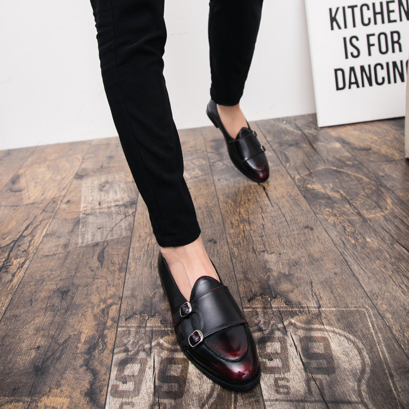 Men's Small Trend Casual Leather Shoes
