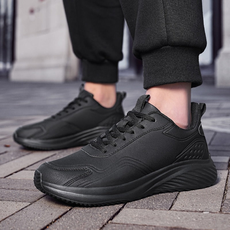 Men's Leather Lightweight Casual Shoes