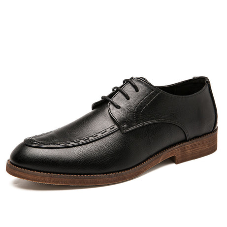 Men's Fashion British Style Leather Casual Shoes