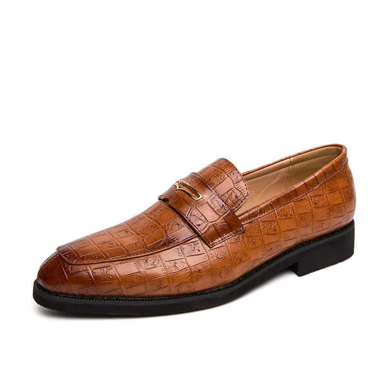 Men's British Style Leather Formal Trendy Shoes