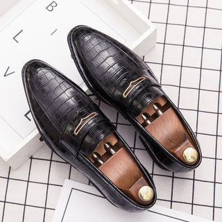 Men's British Style Leather Formal Trendy Shoes