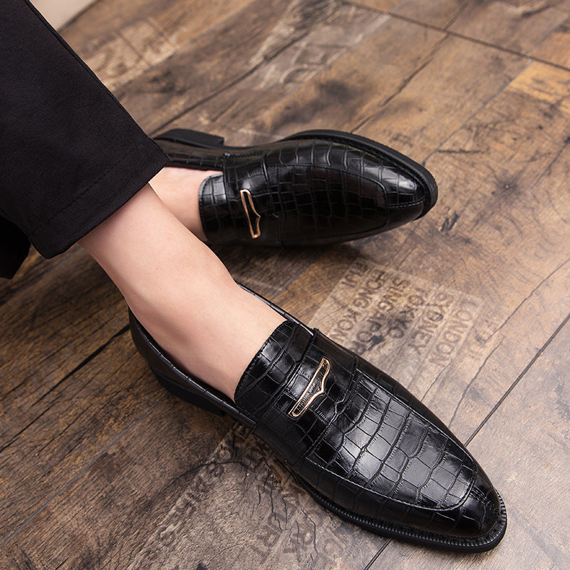 Men's British Style Leather Formal Trendy Shoes