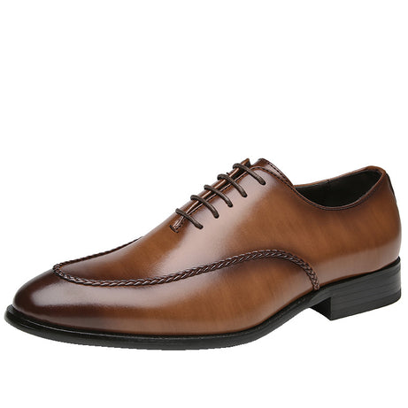 Men's Leather British Style Formal Oxford Shoes (In Stock)