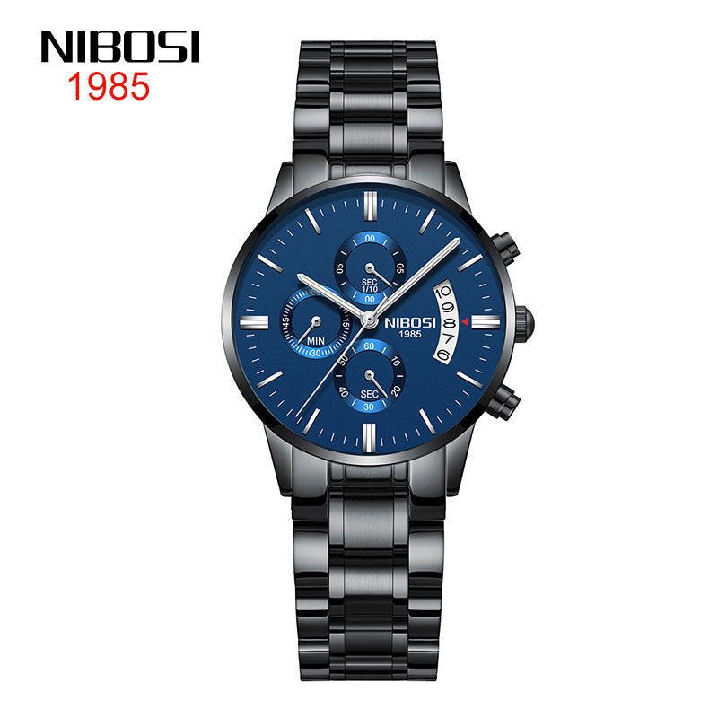 Women's Stainless Steel Double Snap Fashion Watch