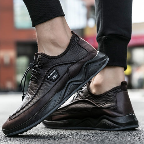 Men's Leather Outdoor Fashion Trendy Casual Shoes