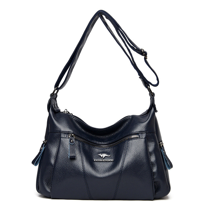 Women's Leather Versatile Trendy Shoulder Bag