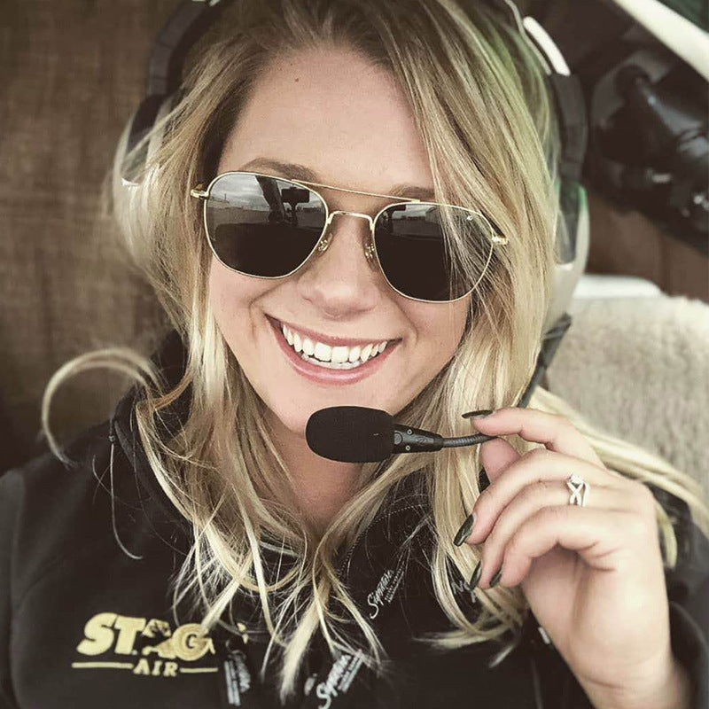 Women's Metal Frame High-End Sunglasses