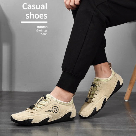 Men's Leather High-End Loafers Casual Shoes