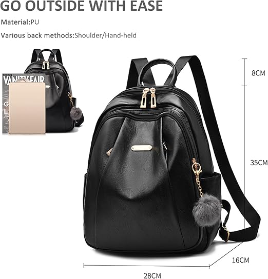 Women's Fashion Trendy Large Capacity Schoolbag