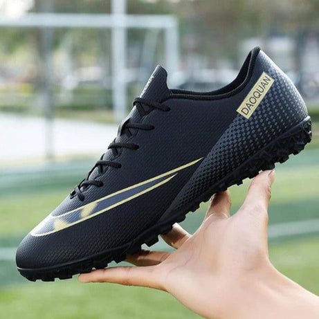Men's Gamon Leather Low-Top Football Turf Sports Shoes (In Stock)