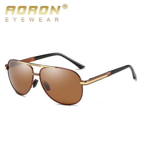 Men's Polarized Driving Glasses Toad Frame Sunglasses