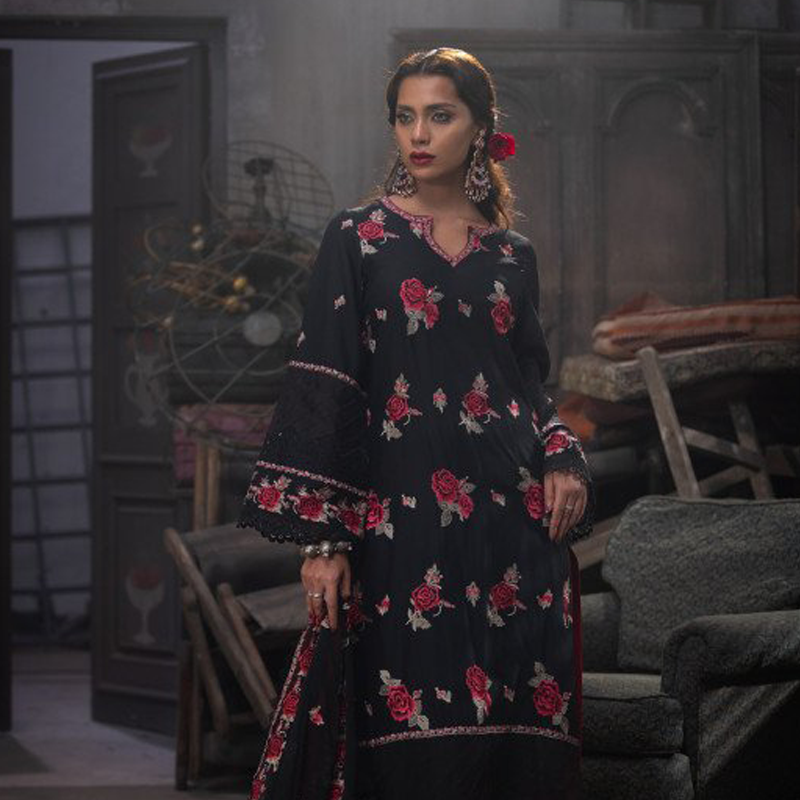 TriTex SHEHZADI Embroidered Lawn with Chiffon | SZ-2534