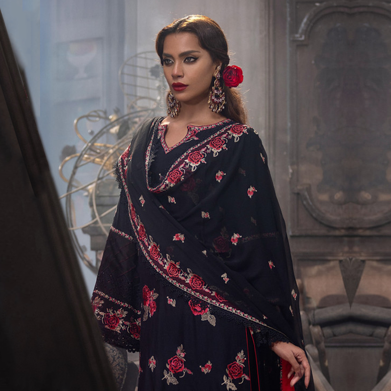 TriTex SHEHZADI Embroidered Lawn with Chiffon | SZ-2534