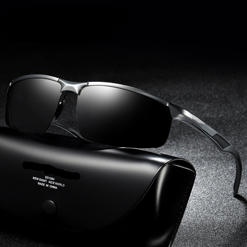 Men's Sports Aluminum Magnesium Polarized Cycling Sunglasses