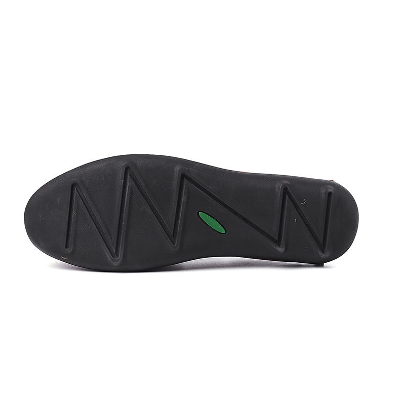 Men's Fashion British Style Casual Leather Shoes