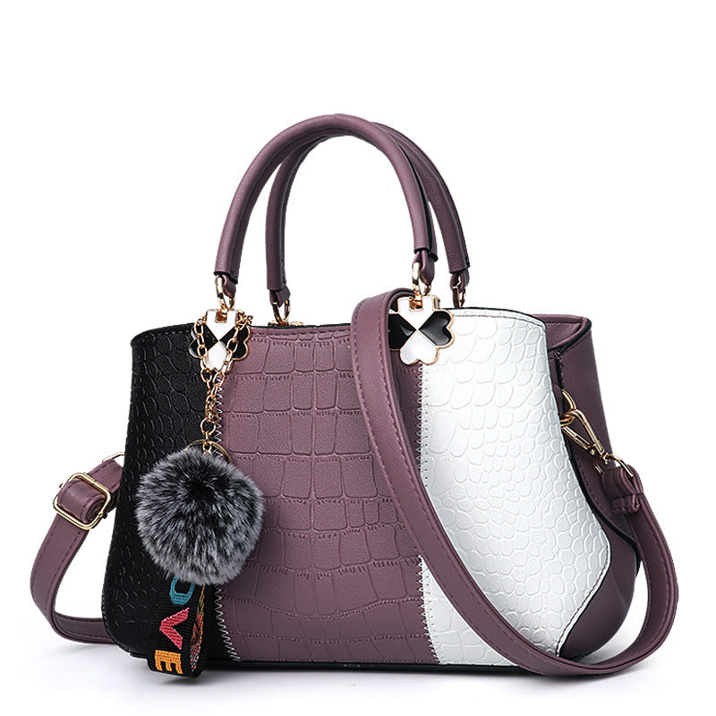 Women's Stone Pattern Shoulder Messenger Bag