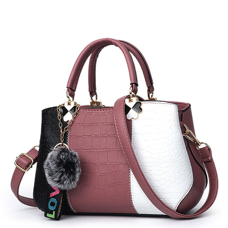 Women's Stone Pattern Shoulder Messenger Bag