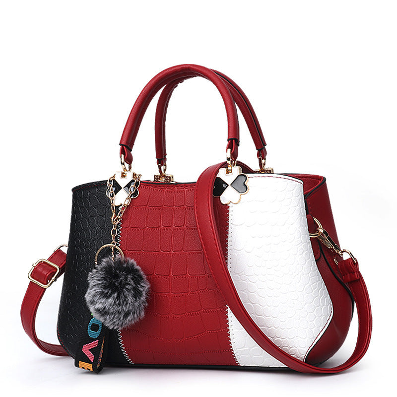 Women's Stone Pattern Shoulder Messenger Bag