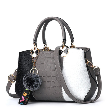 Women's Stone Pattern Shoulder Messenger Bag