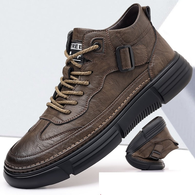 Men's Leisure Leather Casual Martin Boots