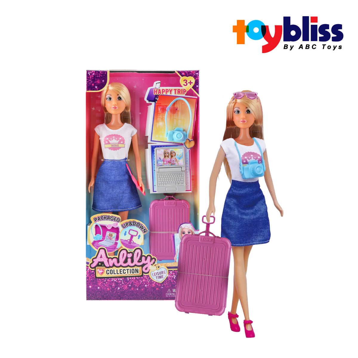 Toybliss Anlily Leisure Time Doll (616018), Ages 3+