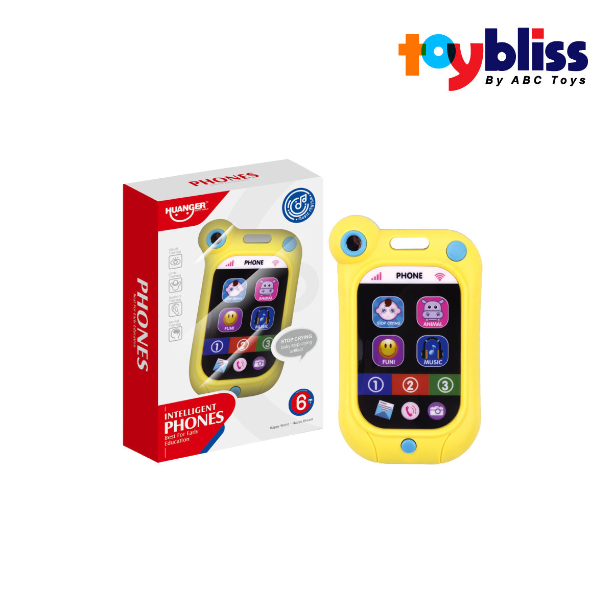 Toybliss Intelligent Phone with Sounds (HE0508), Ages 1+