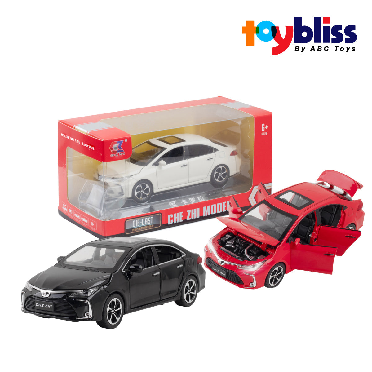 Toybliss Diecast 1:32 Toyota Corolla (CZ40), Ages 6+