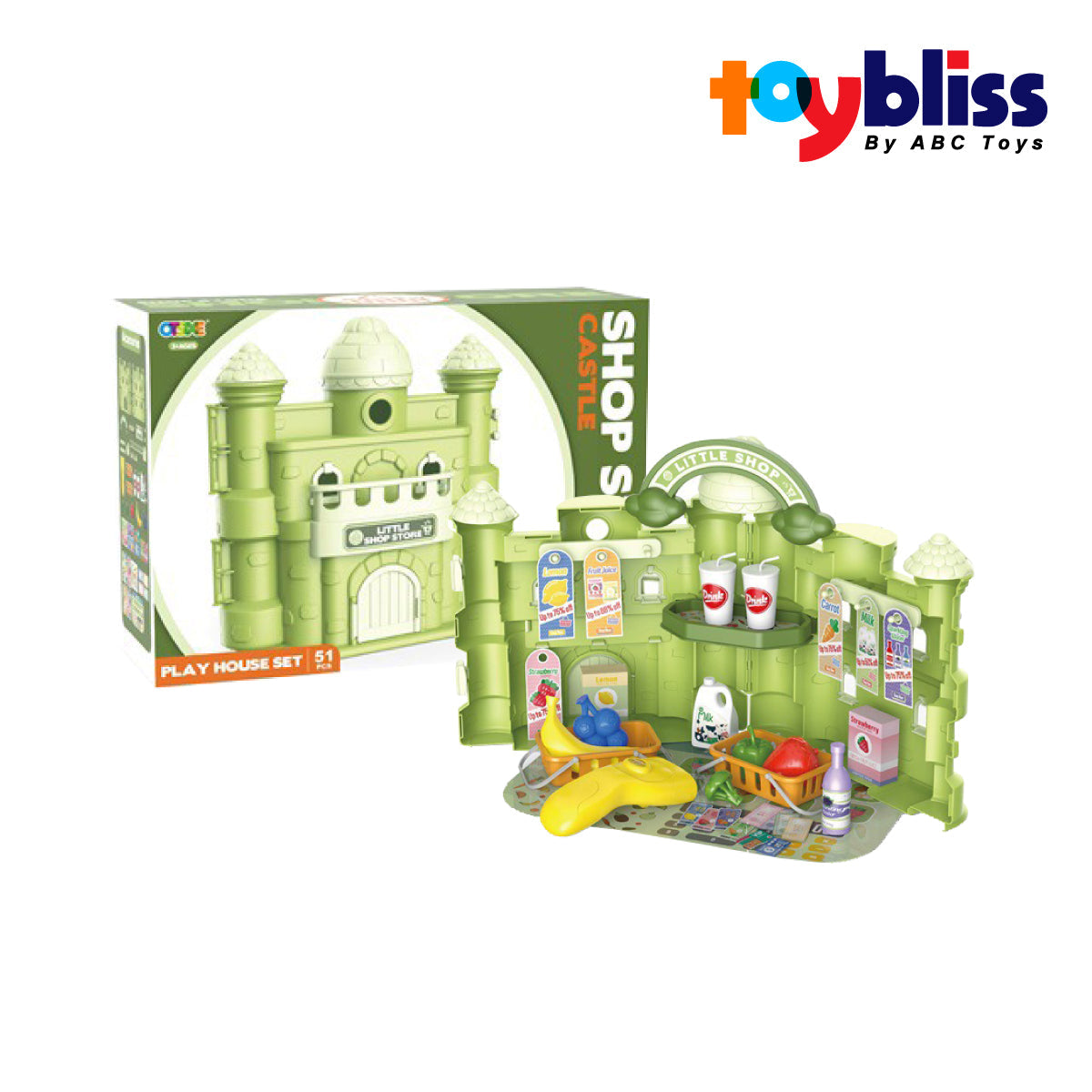Toybliss Castle Shop Playset (1368E1), Ages 3+