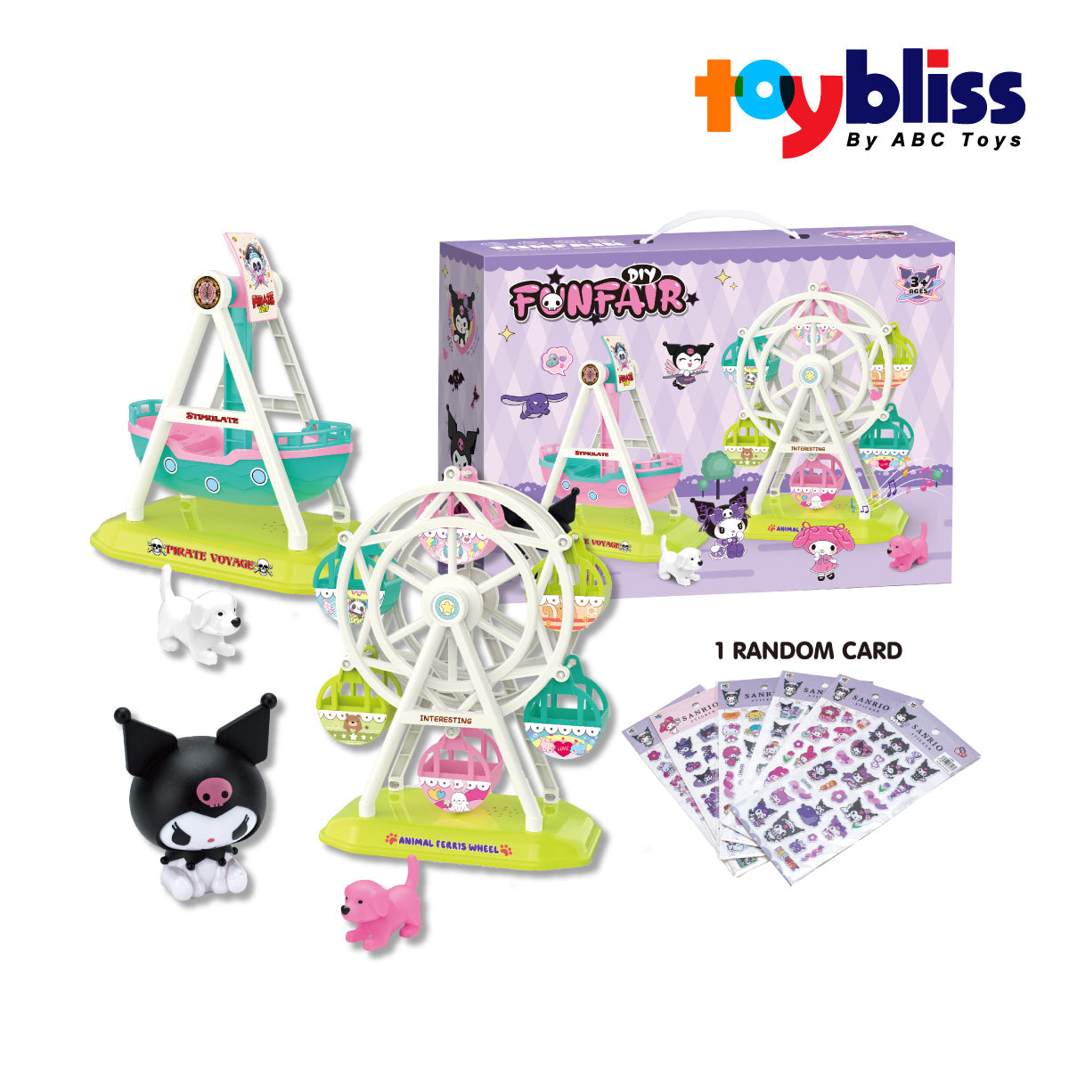 Toybliss DIY FunFair Playset (027A), Ages 3+