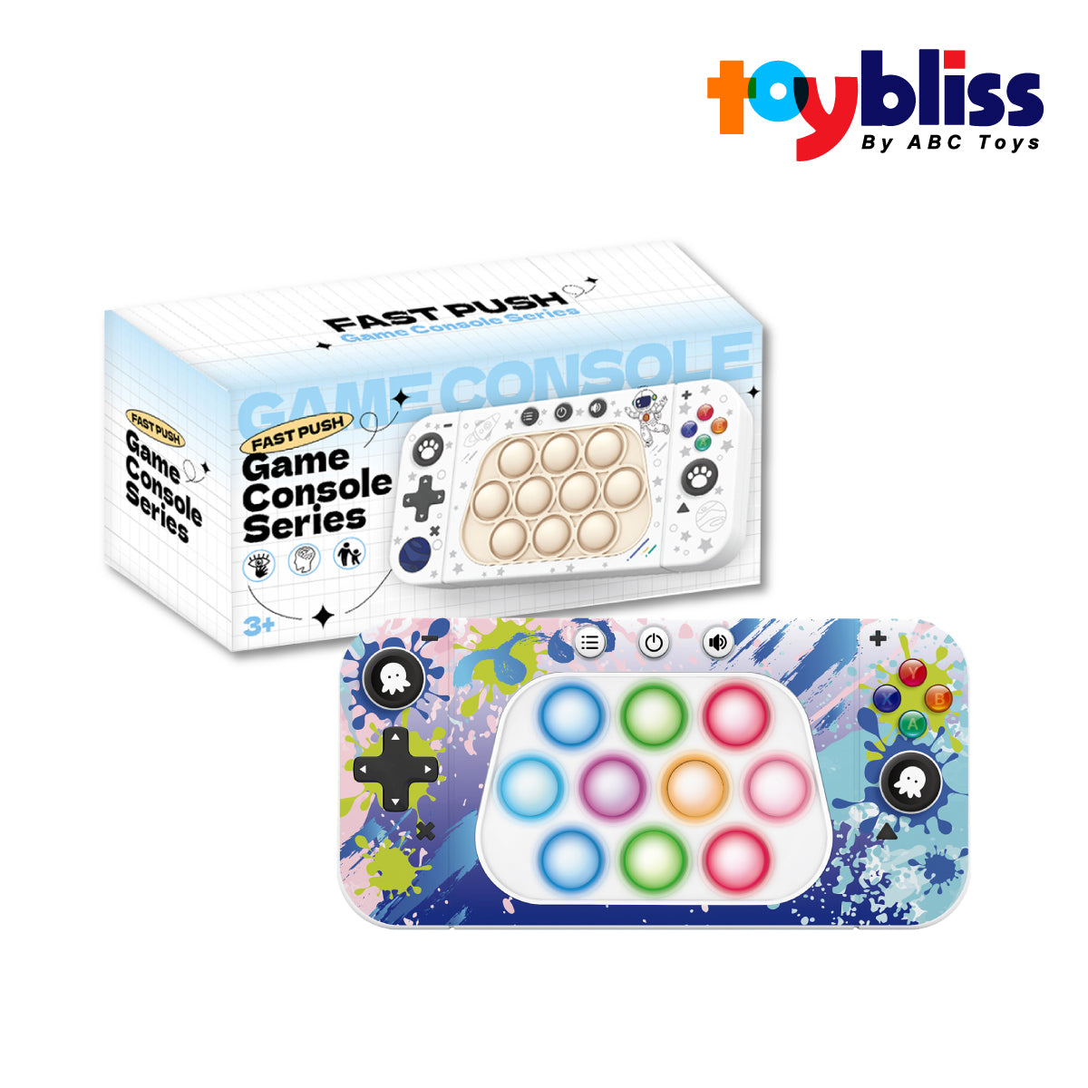 Toybliss Fast Push Game Console Series (6100A), Ages 3+