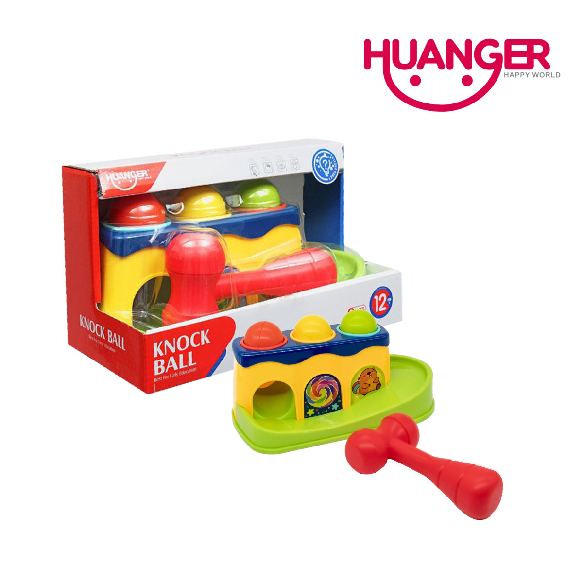 Huanger HE0290 Knock Ball 5 Pcs Set, Ages 12m+