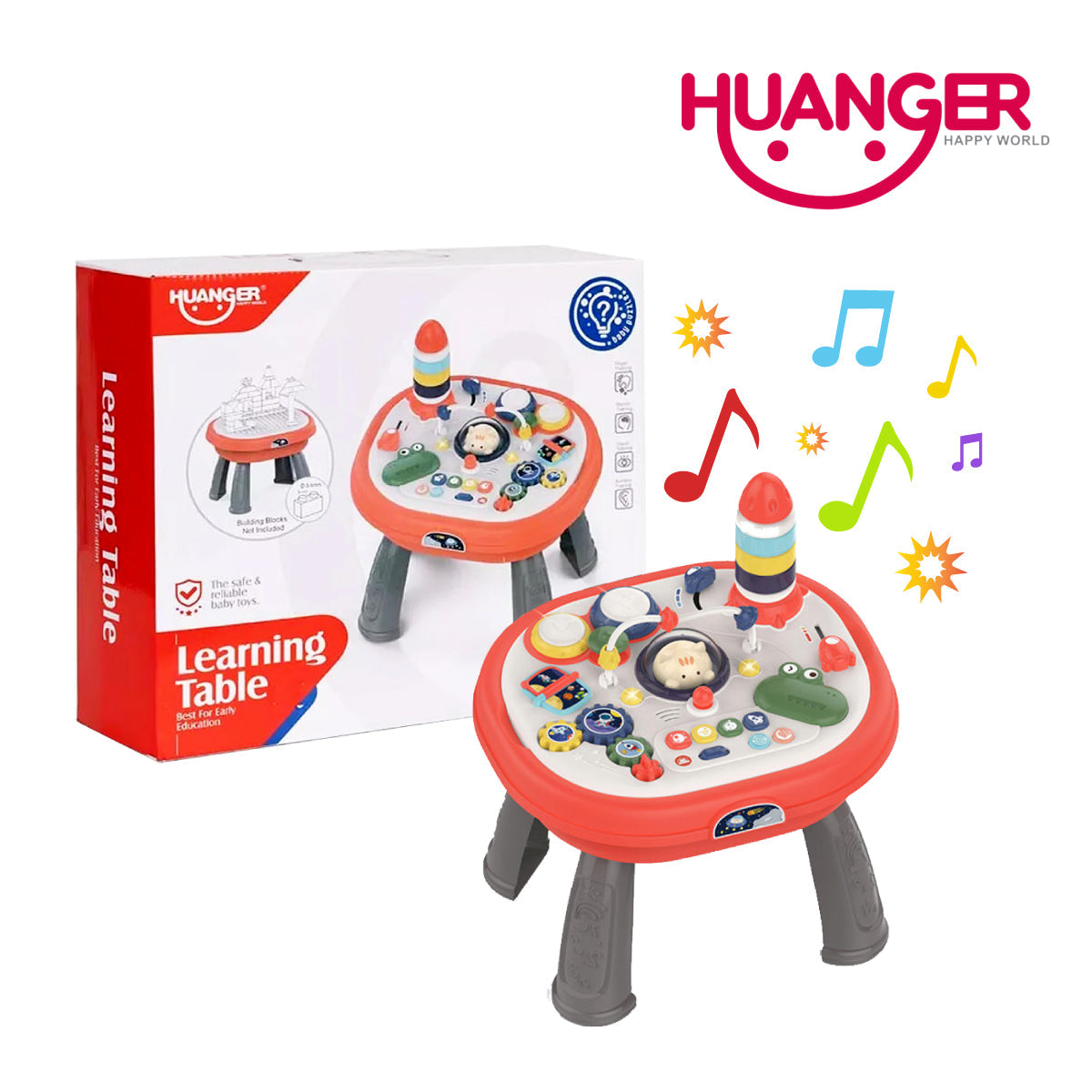 Huanger HE0509 Learning Table for Baby, Ages 18m+
