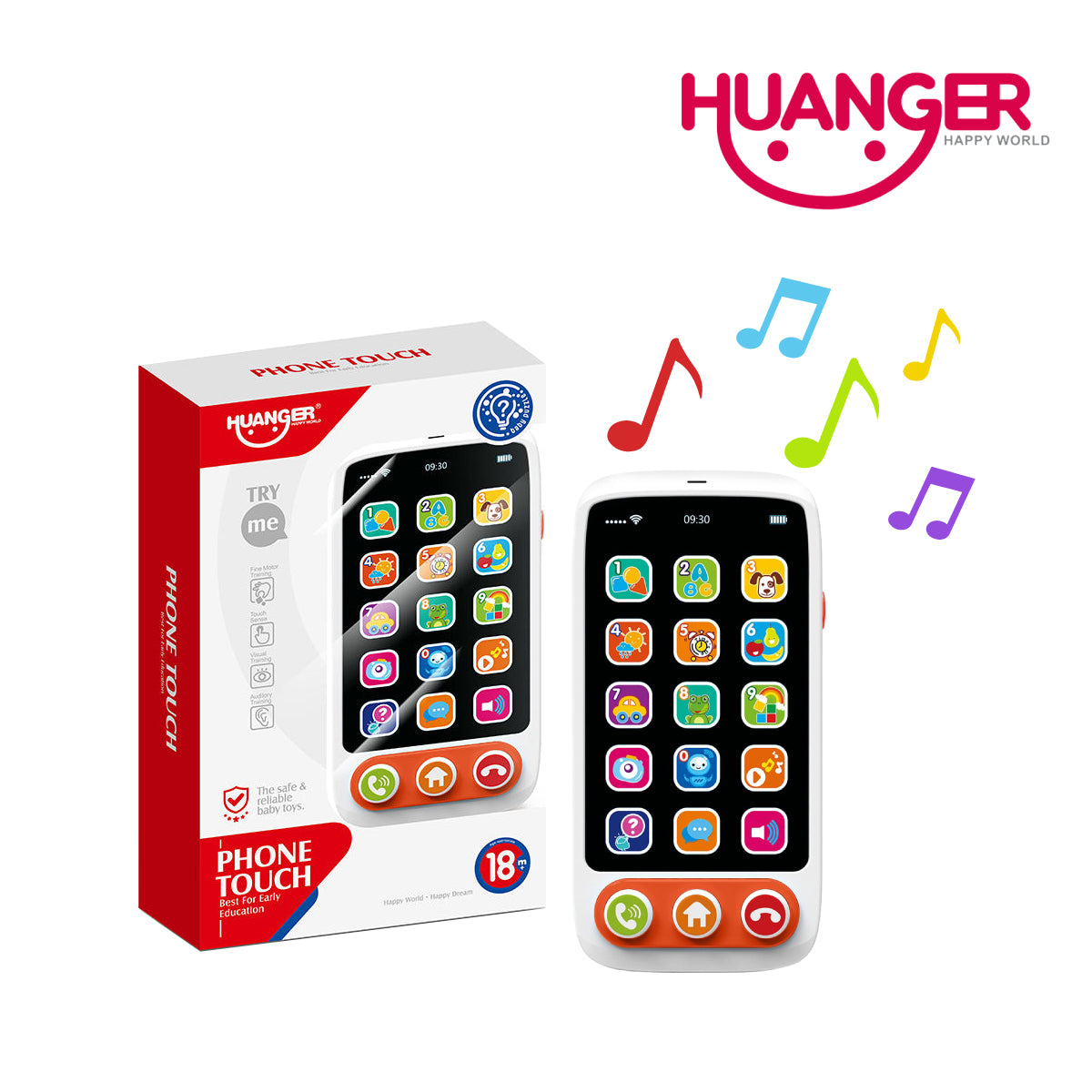 Huanger HE8001 Baby Touch Phone, Ages 18m+