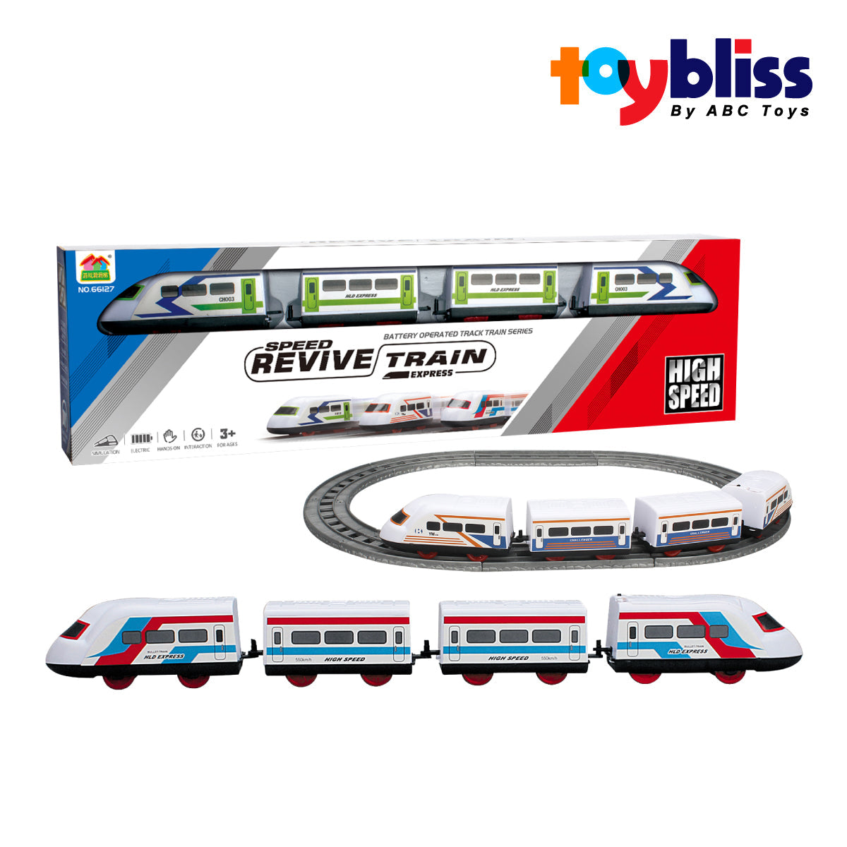 Toybliss HONGLIDA Speed Revive Train (66127), Ages 3+