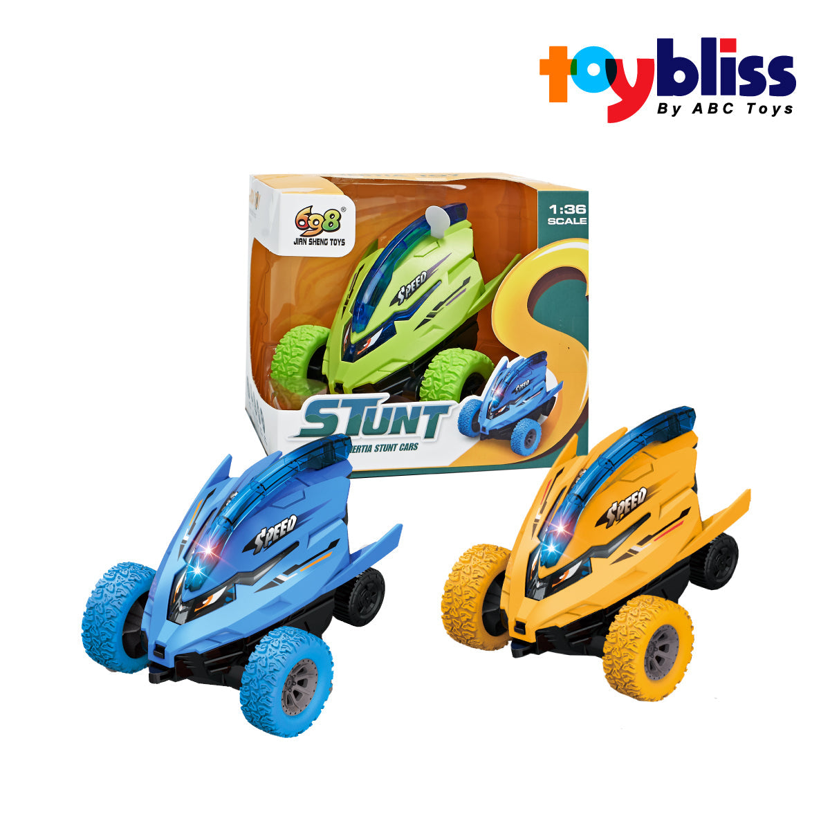 Toybliss 360 Revolve Stunt Car (JS91C), Ages 3+