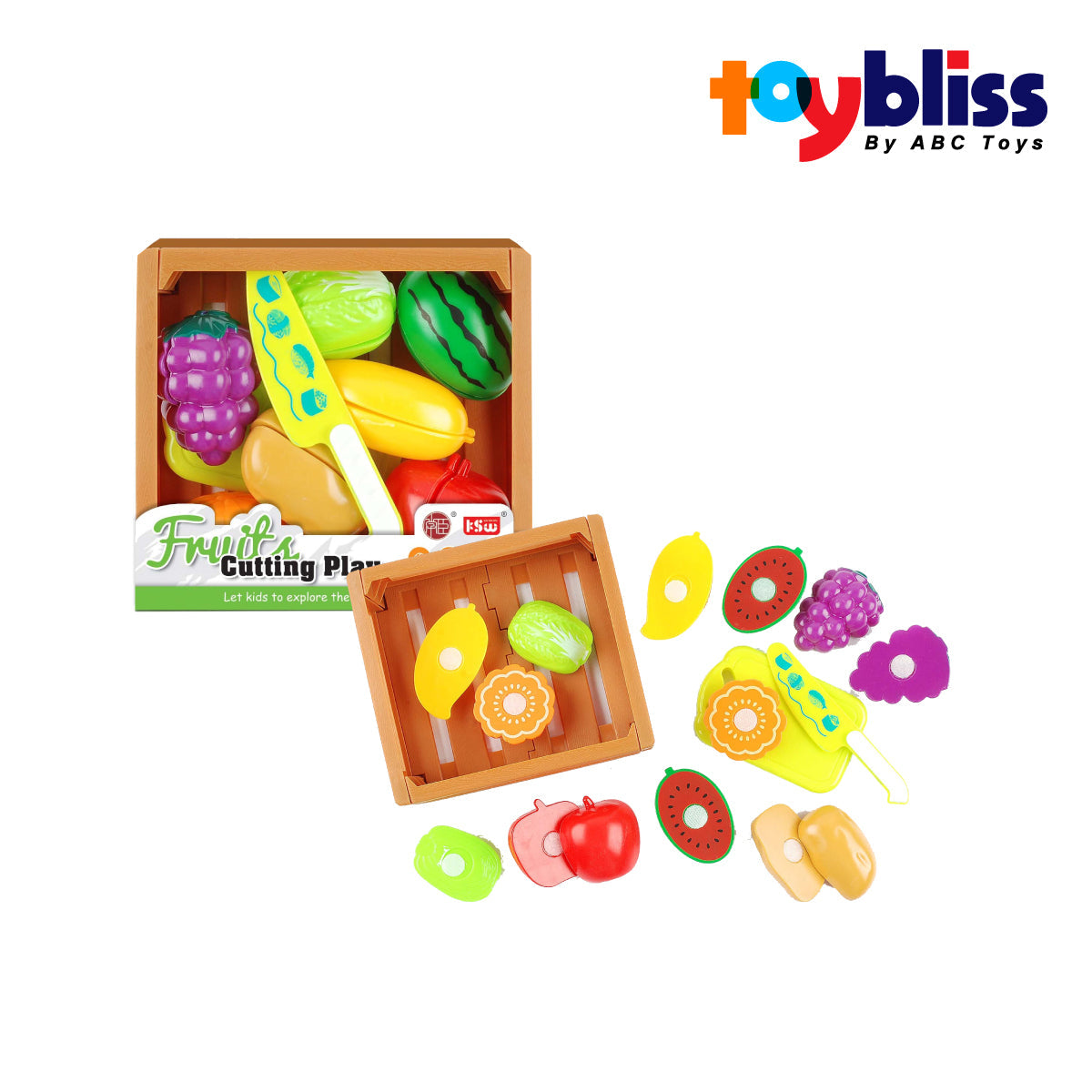 Toybliss Fruit Cutting Playset (K-815), Ages 3+