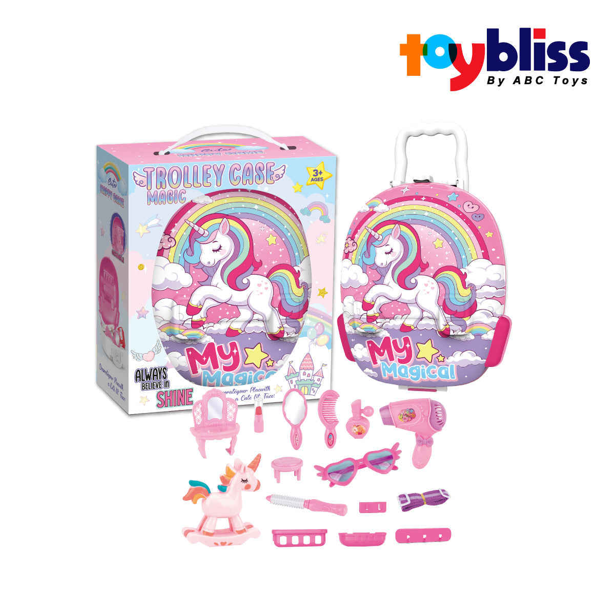 Toybliss MAGICAL Trolley Case Playset (017), Ages 3+