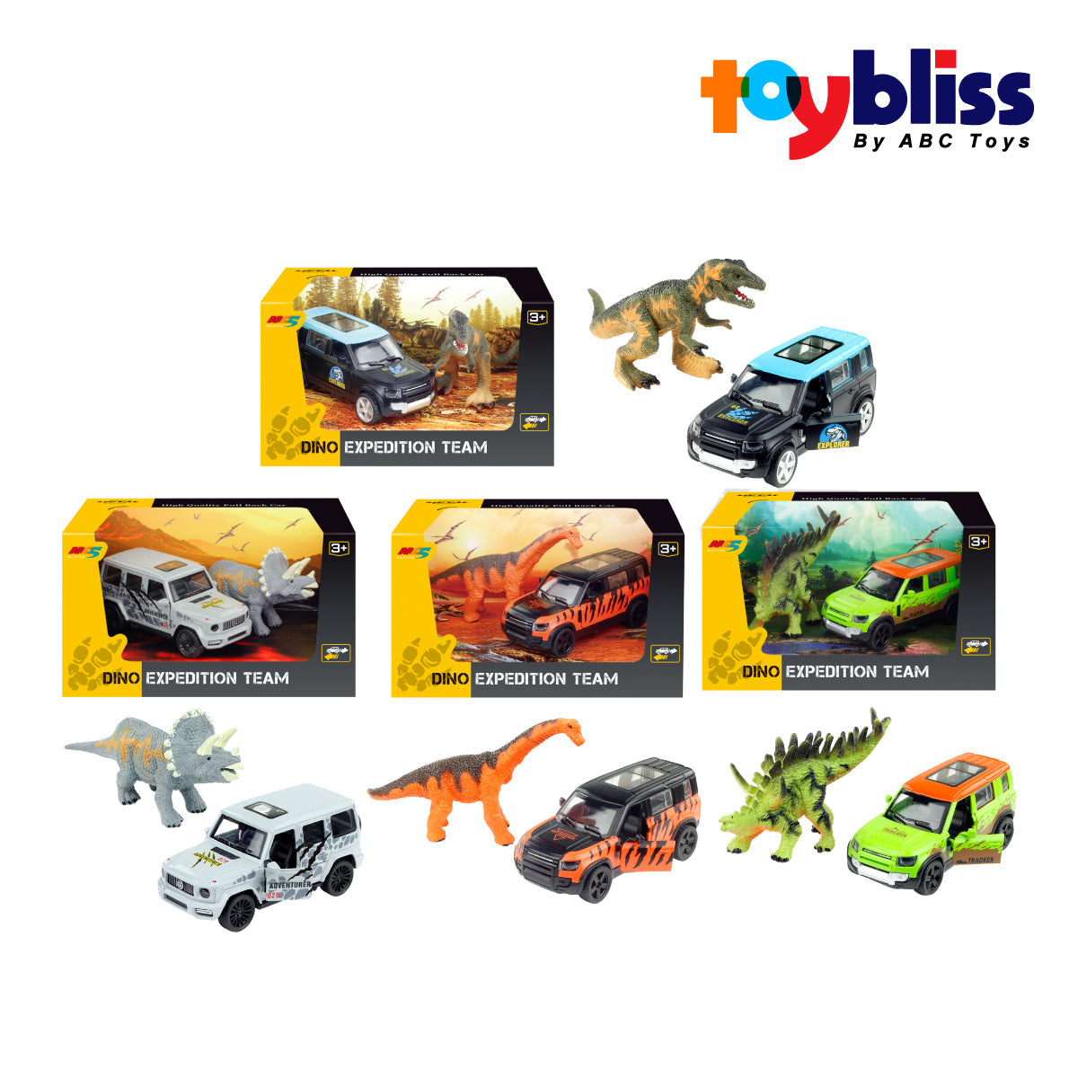 Toybliss Dino Expedition Team (6843-2D), Ages 3+