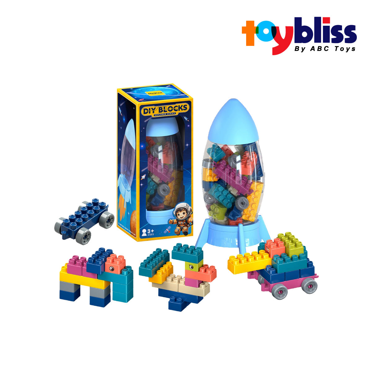 Toybliss DIY Rocket Blocks (C2734-P01A)