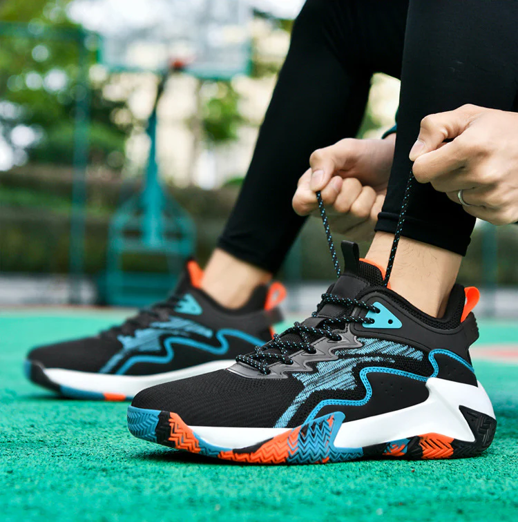 Men's Breathable High-Top Basketball Sports Sneakers | Sports Shoes & Anti-Slipper Sneakers