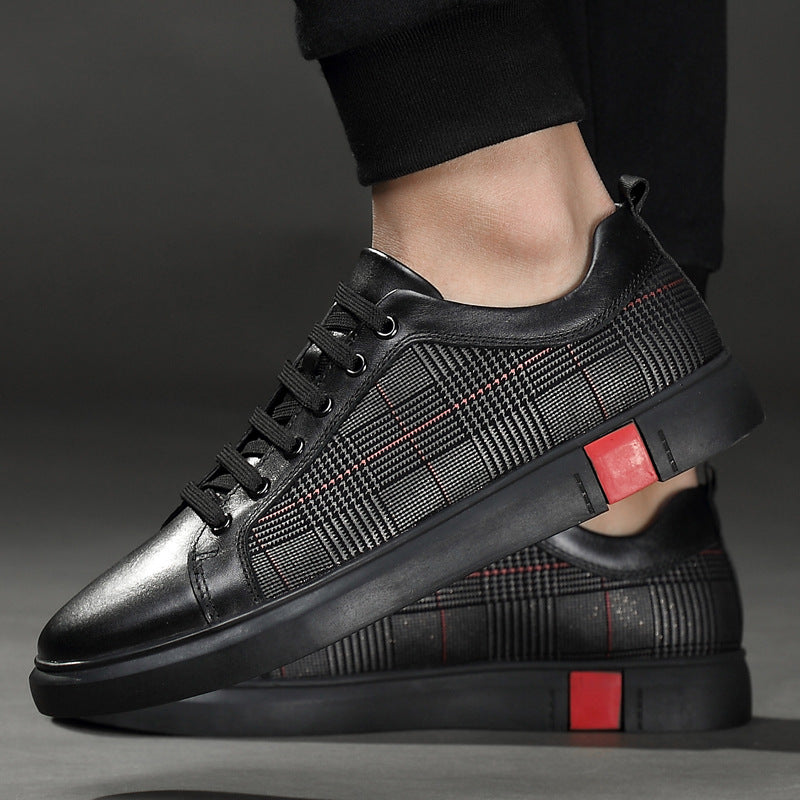 Men's Breathable Leather Casual Sneakers | Sports Shoes & Sneakers
