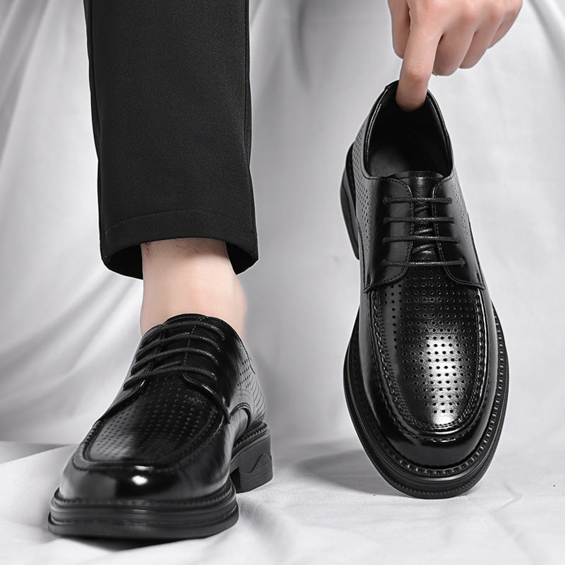 Men's Breathable Leather Formal Shoes | Formal Boot & Office Shoes